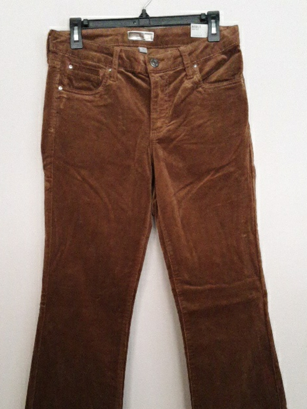 Kut from the Kloth Natalie Bootcut Corduroy Pants in Brown